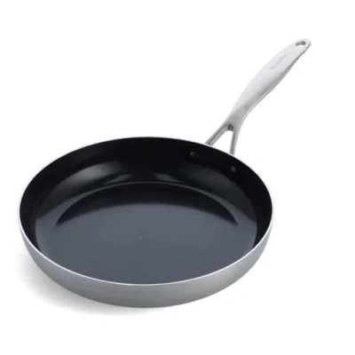 Imagen de GreenPan Frying pan Geneva stainless steel ø 28 cm . Ceramic non stick coating Suitable for all Cooktops
