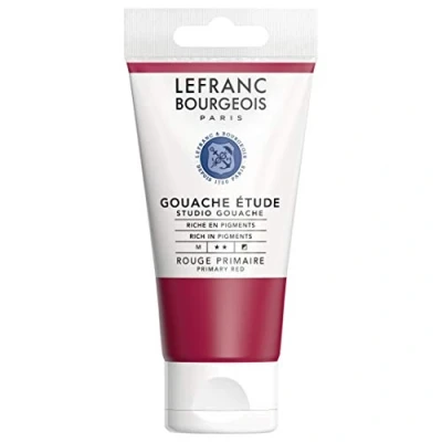 Imagen de Lefranc Bourgeois Studio Gouache, Rojo, 80 ml (Lot de 1),
