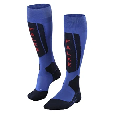 Imagen de FALKE SK5 Expert M KH seda hilo funcional calida fino 1 par, Calcetines de esquí Hombre, Azul (Olympic 6940), 39 41