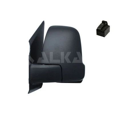 Imagen de Espejo retrovisor Alkar 9201021 izquierda manual brazo corto de espejo, convexo para vehíc. con volante a la