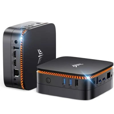 Imagen de NiPoGi AK1 Plus Mini PC Ιntel 12TH Alder Lake N95 (hasta 3.4GHz,15W),16GB DDR4/1TB M.2 NVMe SSD,Mini Ordenadores de Sobremesa, 2xHDMI,4K@60HZ,BT4.2,RJ45 LAN,Mini Computadora para Negocios/Escuela