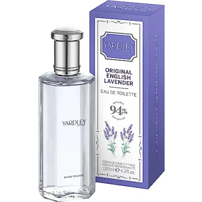 Imagen de Yardley London Original English Lavender Eau de Toilette, Perfume Floral para Mujer con Notas Neroli y Salvia, Lavanda 125ml