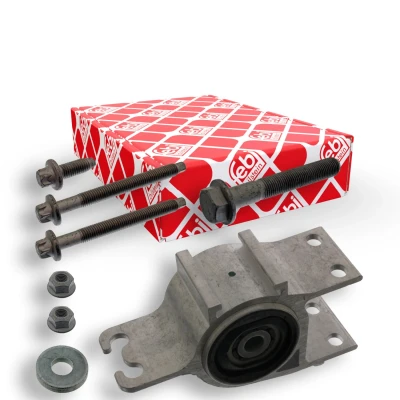 Imagen de FEBI BILSTEIN 44174 Silentblock Brazo de Suspension con material montaje añadido Eje delantero, izquierda, posterior 92 MERCEDES BENZ: CLA Coupé