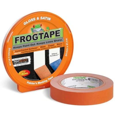 Imagen de Frogtape 104200 Brillante Y Satinado De Cinta, 24mm x 41.1m