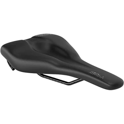 Imagen de SQlab 610 Ergolux Active 2.1 Sillín de Ciclismo Trekking, Unisex Youth, Negro, 17 cm