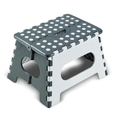 Imagen de Unitec 10614 Escalón plegable para caravana (1 unidad, soporta hasta 150 kg, accesorio camping)