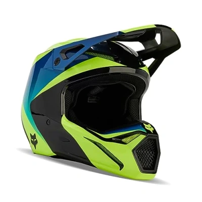 Imagen de Fox Racing V1 Casco de Motocross, Color Negro/Amarillo, Talla L