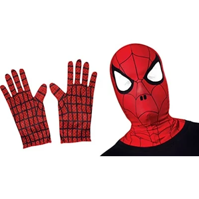 Imagen de RUBIES Spider Man Marvel oficial Kit de accesorios para disfraz infantil con pasamontañas + guantes