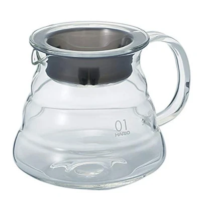 Imagen de Jarra de cristal para servir V60, XGS, la marca Hario, vidrio, transparente, 2 Cup