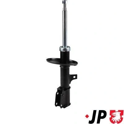 Imagen de JP GROUP 4342104780 amortiguador Eje delantero, derecha Presión de gas Bitubular Columna Espiga arriba RENAULT: TWINGO 1