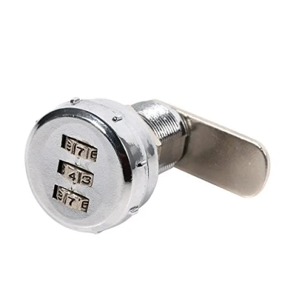Imagen de Cerradura Mecánica Con Código De Seguridad 3 Dígitos Digital Para Armarios, Cajones O Buzones, 12 16Mm