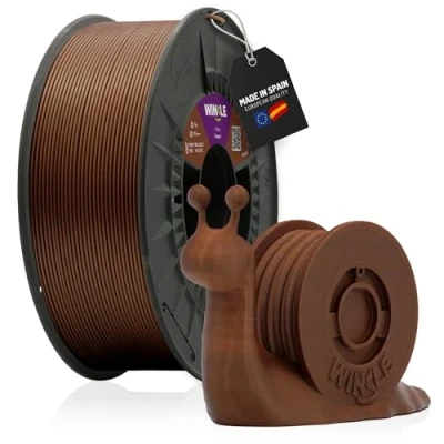 Imagen de WINKLE Filamento PLA HD Cobre Impresora 3D 2,85mm 1kg Compatible con Todas las Impresoras Precisión Dimensional Bobina