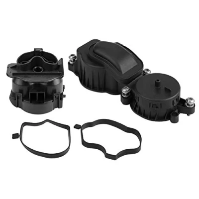 Imagen de Válvula del cárter respiradero separador de aceite 11127799225 Reemplazo para E46 E60 E61 E65 E66 X3 Negro