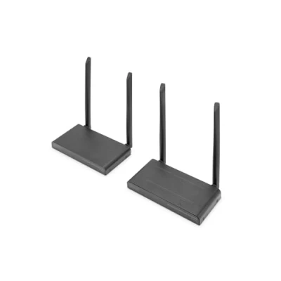 Imagen de DIGITUS DS 55328 Extensor KVM HDMI inalámbrico/HDMI Splitter (1:4) UHD 4K/30 Hz 150 m de Alcance Set: transmisor y Receptor Loop out, Infrarrojos IR 2.0 HDCP 2.2