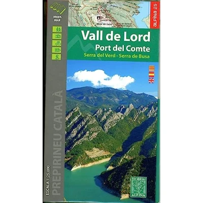 Imagen de Vall de Lord. Port del Compte 1:25.000: Serra Verd Busa 1:25000