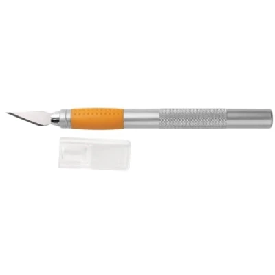 Imagen de Fiskars Cúter de precisión, Longitud total: 15,9 cm, Acero calidad/Plástico, Plata/Naranja, 1003885