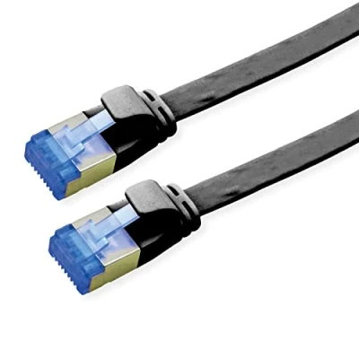 Imagen de Value Ftp Cat.6 Flat Network Cable, Black 1 M Cables De Red