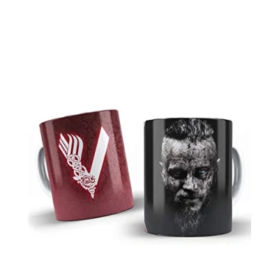 Imagen de adaysusdetalles Vikings Taza Vikingos,Unidad Desayuno Regalo Cumpleanos Sorpresa