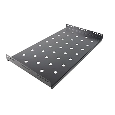 Imagen de Aiten Data Bandeja Fija de Rejilla 1U con 490 mm Ancho x 280 Fondo para Armario Mural 19 450 Fondo. Acero Laminado. Capacidad 17 Kilos