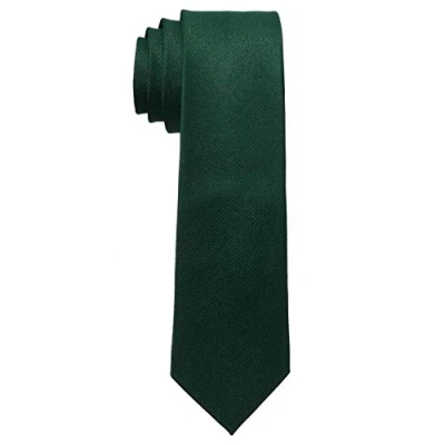 Imagen de MASADA Corbata para Hombre elaborada a mano y con gran esmero 6 cm de ancho Verde oscuro