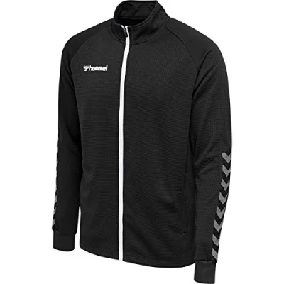Imagen de hummel hmlAUTHENTIC KIDS POLY ZIP JACKET Color: BLACK/WHITE_Talla: 176