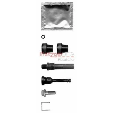 Imagen de METZGER 113 1354X Juego de casquillos guía, pinza freno con perno guía adicional PEUGEOT: 206 Hatchback, 306 CITROËN: Xsara Hatchback