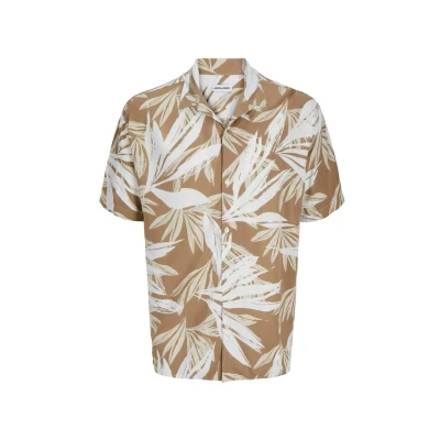 Imagen de Jack &amp; Jones Jjejeff Tropical Resort Camisa, Hombre, Talla: 3XL, Coriander