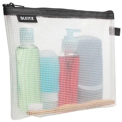 Imagen de Leitz WOW Funda de viaje para Cosméticos, Impermeable, Bolsa Aseo, Perfecta Viajes, 24x17x3 cm Negro