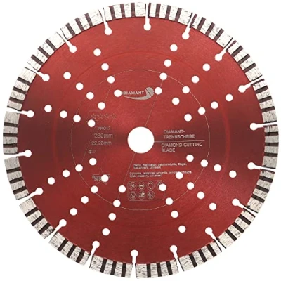 Imagen de PRODIAMANT disco de corte diamante Premium, hormigón 230 mm x 22,23 mm, altura segmento 15