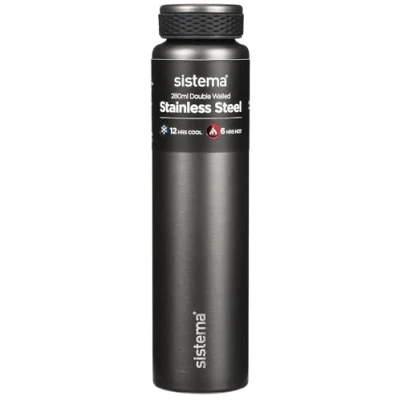 Imagen de Sistema Hydrate botella de agua acero inoxidable, 280 ml, Sin BPA, Mantenimiento las bebidas frías y calientes, Colores variados