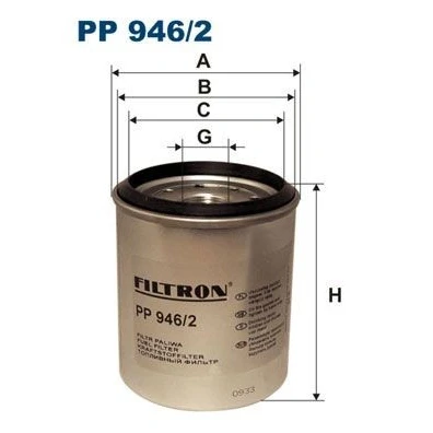 Imagen de Filtro combustible FILTRON PP 946/2