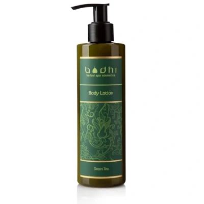 Imagen de BODHI® Loción corporal de té verde 250 ml revitalizante, cuidado después del sol, para todos los tipos piel, orgánico y vegano, 98% natural