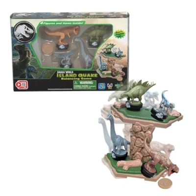 Imagen de EPOCH Games 7511 Jurassic World Island Quake Balancing Game Juego de Acción
