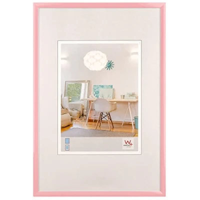 Imagen de walther design KV824Q New Lifestyle Marco de fotos plástico, 18 x 24 cm, rosa
