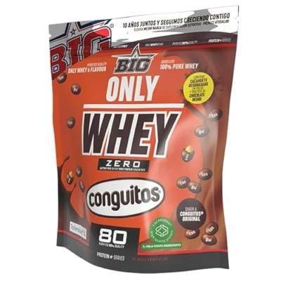 Imagen de Proteínas Whey en Polvo para Masa Muscular y Recuperación, Máxima Calidad, Materia Prima Pemium Patentada, Sin Lactosa, Azúcar, Grumos (250g, Conguitos Dark)