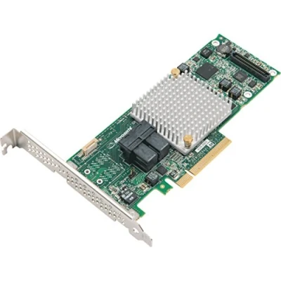 Imagen de Adaptec 2942184 Controlador Raid (8 Puertos, SATA 6 GB/s, SAS 12 0/1/5/6/10/50/1E/60), Verde
