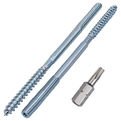 Imagen de SKIR&#039;CO (25 piezas.) Pernos colgantes M8 x 250 mm, Tornillos de espiga rosca doble extremo, cabeza