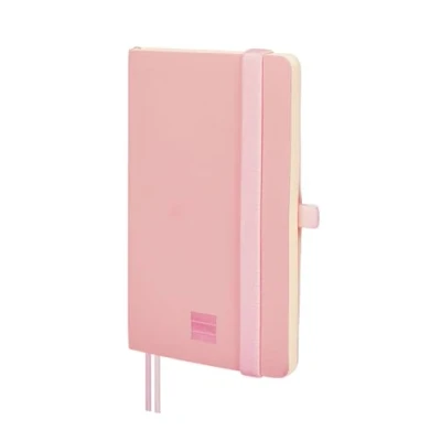 Imagen de Finocam Cuaderno Nexo Tapa Blanda Liso Rosa Pequeño de Hojas Microperforadas Bolsillo y Portabolígrafo 72 Hojas,Ideal para Escribir Dibujar