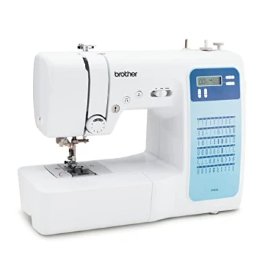 Imagen de Brother FS60x Máquina de coser electrónica con 60 puntos (utilitarios, elásticos, decorativos), costura automática, pantalla multifunción. Blanco