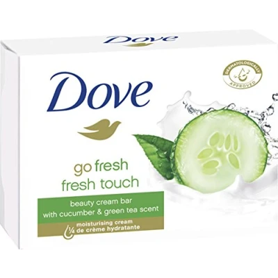 Imagen de Dove Lavado pieza crema Bar jabón Go Fresh Touch (100 gramos)