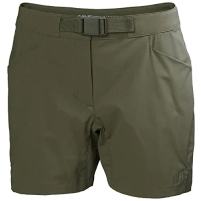 Imagen de Helly Hansen W Tinden Light Shorts Pantalones Cortos Cargo, 469 Forest Noche, M para Mujer