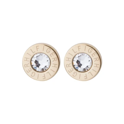 Imagen de Tommy Hilfiger Classic Signature Pendientes goldcoloured, Mujer, Talla: One Size, Gold coloured