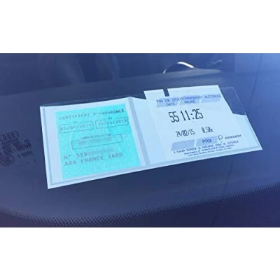 Imagen de Color Pop Portatickets de Aparcamiento y Seguro para Pare Brise