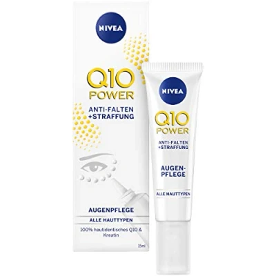 Imagen de Nivea Q10 Power anti arrugas + la racionalización Ojo Cuidado Para rejuvenecedora, feuchtigkeitsspendende Crema, 15 ml