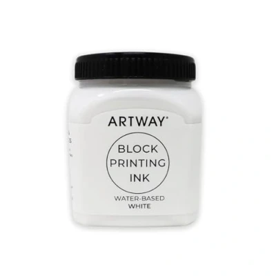 Imagen de Artway Tinta de Impresión en Bloque 250ml Blanca Ideal para Relieve, Block y Linóleo