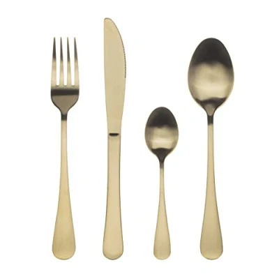 Imagen de Bergner Q3459 Cuberteria de 24 Piezas en Acero Inoxidable colección Munich Champagne Matt