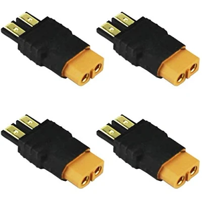Imagen de FLY RC 4PCS XT60 Hembra a TRX Traxxas Adaptador de Conector Macho Cargador inalámbrico para batería LiPo