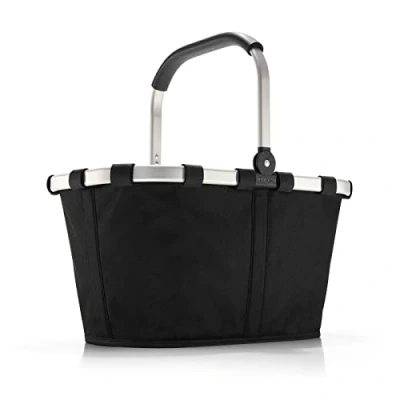 Imagen de reisenthel carrybag Robusta cesta de la compra con mucho espacio almacenamiento y práctico bolsillo interior, diseño elegante repelente al agua, en negro