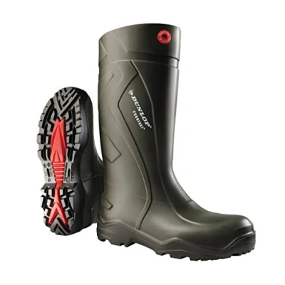Imagen de Dunlop Purofort+ bota O4, talla 36, Dunlop, Verde Adecuado para Ganadería
