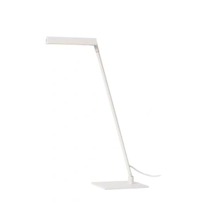 Imagen de Lucide Lámpara de mesa LED Lavale, blanca, atenuable, altura 42 cm